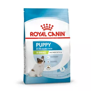 غذای خشک توله سگ نژاد کوچک رویال کنین Royal Canin X-small Puppy وزن 3 کیلوگرم