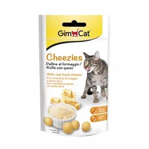 تشویقی گربه جیم کت با طعم پنیر مدل ماکسی پک Gimcat Cheezie Treat Maxi pack وزن 425 گرم