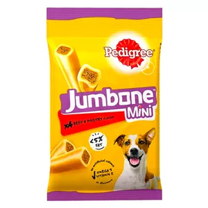 تشویقی سگ استخوانی پدیگری مینی ژامبون Pedigree Jumbone Mini وزن 180 گرم