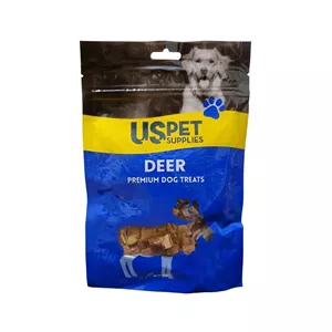 تشویقی سگ طعم گوزن یو اس پت UsPet Dog Premium Dog Treats وزن 100 گرم