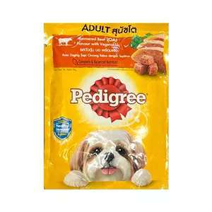 پوچ سگ پدیگری با طعم گوشت Pedigree Beef وزن 75 گرم