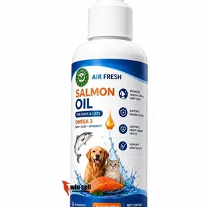 روغن ماهی سالمون و امگا3 ایرفرش AirFresh Salmon omega3 oil حجم 150 میلی لیتر