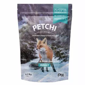 غذای خشک پرمیوم سگ نژاد کوچک پتچی Petchi Adult Small & Mini وزن 10 کیلوگرم
