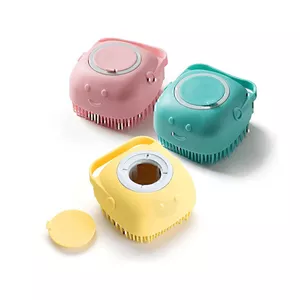 لیف سیلیکونی مخزن دار Silicone Massage Bath Brush