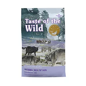 غذای خشک سگ تیست آف د وایلد با طعم بره کبابی Taste Of The Wild Sierra Mountain Canine Recipe Dog Food وزن 2 کیلوگرم