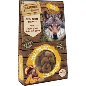 تشویقی سگ هایپوآلرژنیک نچرال گریتنس با طعم بوقلمون و سیبزمینی و کینوا Natural Greatness وزن 100 گرم