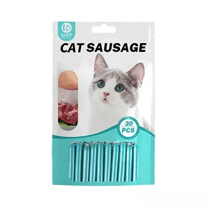 سوسیس تشویقی گربه ان فور پی با طعم ماهی N4p cat sausage with fish بسته 30 عددی
