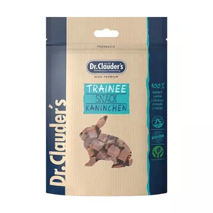 تشویقی تکه ای سگ دکتر کلادرز با طعم گوشت خرگوش Dr. Clauder Snack Premium Rabbit Trainees