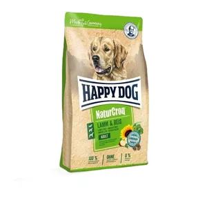غذای خشک سگ نژاد بزرگ هپی داگ با طعم بره و برنج Happy Dog NaturCroq Lamb & Rice بسته بندی فله ای