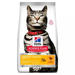 غذای خشک درمانی گربه هیلز برای سلامت مجاری ادرار با طعم مرغ Hill's SCIENCE PLAN Urinary Health Cat Food With Chicken وزن 1.5 کیلوگرم