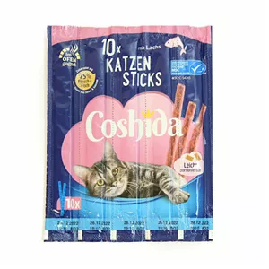 اسنک تشویقی مدادی گربه طعم ماهی کوشیدا Coshida Sticks Lachs بسته 1 عددی