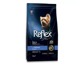 غذای خشک سگ مینی اسمال رفلکس پلاس با طعم سالمون Reflex Plus Mini & Small with Salmonوزن 3 کیلوگرم