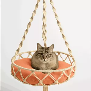 تاب سگ و گربه مکرومه دست بافت کد 02 Handwoven Pet Swing