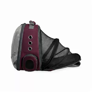 کوله فضایی پارک دار سایز کوچک کیفیت ساخت بالا Pet Carrier رنگ زرشکی