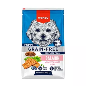 غذای خشک توله سگ ونپی با طعم سالمون Wanpy puppy dry food with Salmon وزن 1.5 کیلوگرم