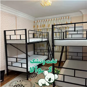 تخت خواب دونفره لمسه دکمه کش کوالا