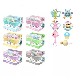پک جغجغه baby rattle هفت تکه سیسمونی مانی نی