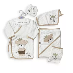سرویس حوله نوزاد مادرکر Mothercare طرح حیوانات