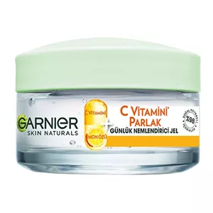ژل کرم آبرسان گارنیر Garnier شاداب کننده، آبرسانی عمیق و روشن کننده پوست حاوی ویتامین C، حجم 50ML