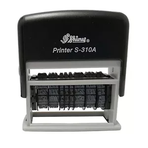 مهر اتوماتیک 2 تاریخ زن با جای ژلاتین شاینی مدل S-310 A IR