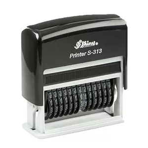 مهر اتوماتیک شماره زن 3 میل 13 رقم شاینی مدل S-313