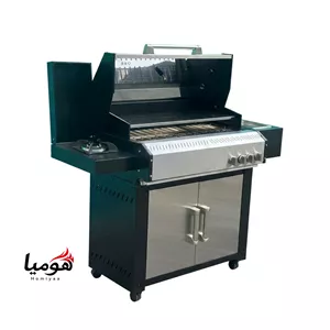 باربیکیو پلوپز سرخکن دار کابینت دار محفظه استیل 150 سانتی لوله و محفظه استیل