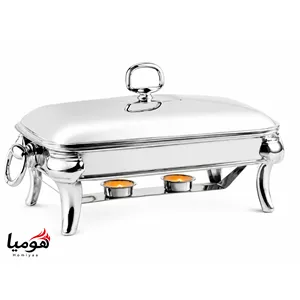 سوفله مستطیل بزرگ نقره ای هومیا مدل ROMA