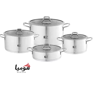 سرویس قابلمه 8 پارچه کی اس تی مدل 7210 مات