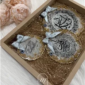 ست سه عددی تابلو رزینی قرآنی و مذهبی