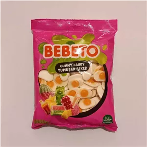 پاستیل نیمرو ببتو ۱ کیلویی - (Bebeto Fried Egg Gummy Candy 1 kg)