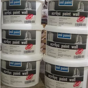 رنگ اکریلیک مات ساختمانی درجه یک  12.5 کیلویی Milpaint