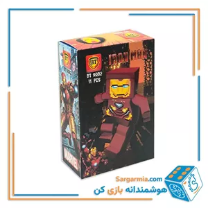 لگو آدمک مارول ماینکرافت طرح آیرون من کد BT9082