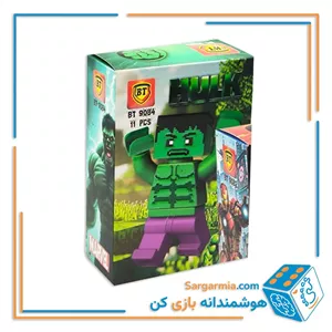 لگو آدمک مارول ماینکرافت طرح هالک کد BT9084