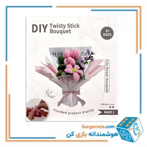 ساختنی دسته گل پارچه‌ای لیلیوم کد ۹۵۵۳۱۴