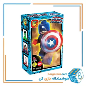 لگو آدمک مارول مدل کاپیتان آمریکا کد BT9018