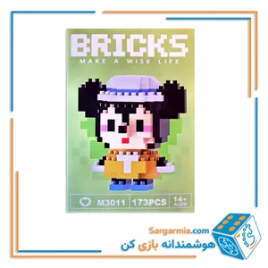 مینی لگو بریکس 173 قطعه مدل میکی موس کد M3011