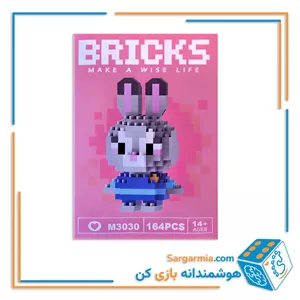 مینی لگو بریکس 164 قطعه مدل زوتوپیا جودی هاپس کد M3030