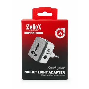 محافظ برق هوشمند تایمردار زلکس ZELLEX ZELLEX NIGHET LIGHT ADAPTER ZX-5010