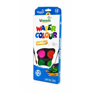 پک 25تایی آبرنگ 12 رنگ Vneeds (عمده)
