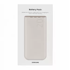 پاوربانک ۲۰۰۰۰ میلی‌آمپر ۴۵ وات سامسونگ مدل Super Fast Charging 2.0