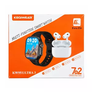 پک ساعت هوشمند و ایرپاد KEQIWEAR مدل KW95 ULTRA 3