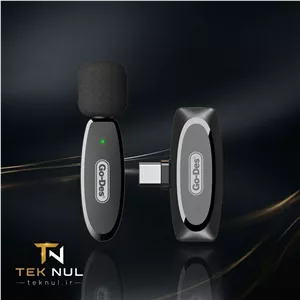 میکروفن یقه ای بی سیم تایپ سی Go-Des مدل GD-WS301 TC