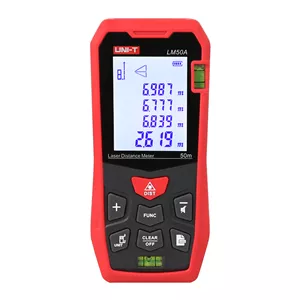 متر لیزری 50 متری یونیتی مدل UNI-T LM50A