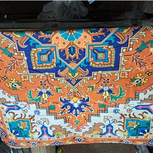 زیر سفره ای مخمل شنل کد zirsofre106