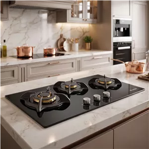 اجاق گاز رومیزی (صفحه ای ) سه شعله صفحه شیشه جنرال G 470