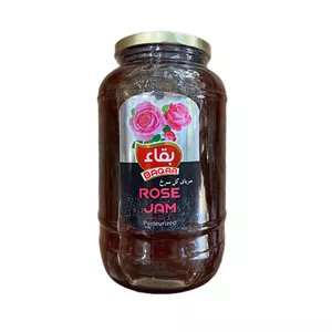 مربای شیشه ای 2000گرمی گل سرخ بقاء