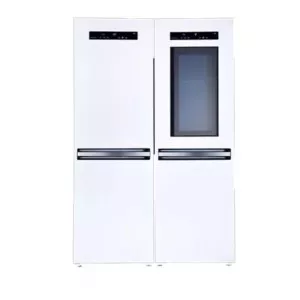 یخچال فریزر دوقلو در شیشه ای سیلوان مدل 6013 و 6014 سیلور