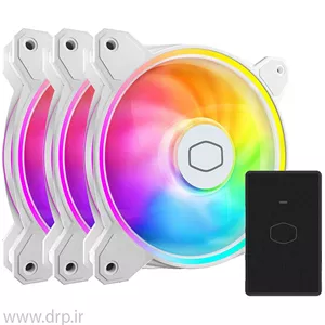 فن کیس کولر مستر Master Fan MF120 HALO ARGB WHITE بسته سه عددی