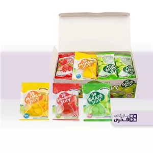 پاستیل‌خیس‌ژله‌ای ۳۶ گرمی (۳طعم جور) ۳۰ عددی 3Djelly