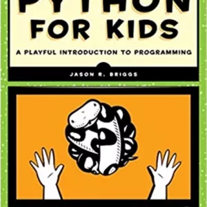 جلد معمولی سیاه و سفید_کتاب Python for Kids: A Playful Introduction to Programming